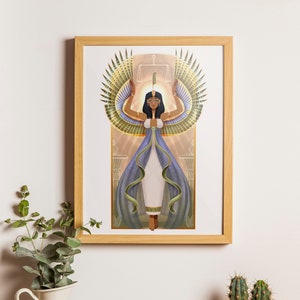 Ma'at / Stampa artistica / Dei egizi / Mitologia