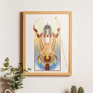 Ra / Lámina artística / Dioses egipcios / Mitología