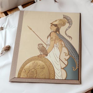 Athena Greek Goddess Poster – A4 Mythology Art Print image 2