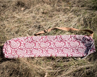 Yoga mat bag - Bag for sports mats with Indian motifs