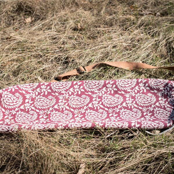 Yoga mat bag - Bag for sports mats with Indian motifs