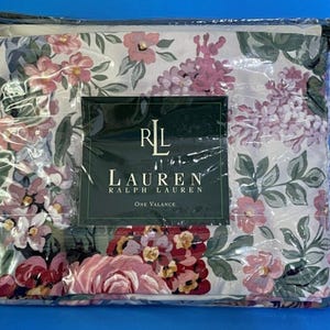 NIEUW Ralph Lauren Allison blouse raamvolant 84 x 15 bloemen 1e kwaliteit