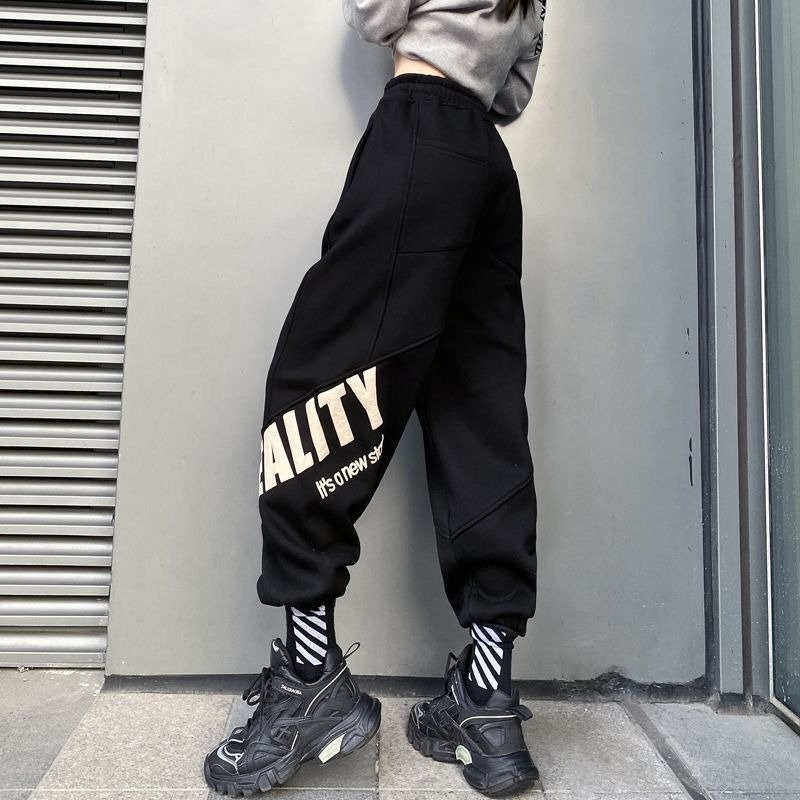 Korean Style Sweatpants Women Harajuku High Waist Harem Pants - Etsy