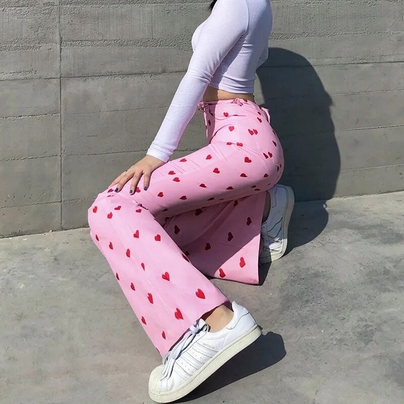 Pink Heart Pants -  Canada