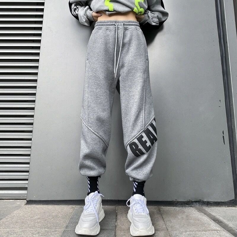 Korean Style Sweatpants Women Harajuku High Waist Harem Pants - Etsy