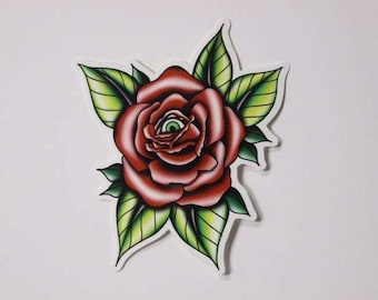 Eyeball Rose Sticker