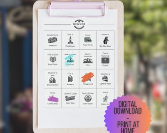 Printable Denver Scavenger Hunt – City Exploration Checklist (PDF)