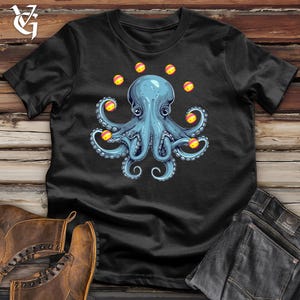 Juggling Octopus Cotton Tee
