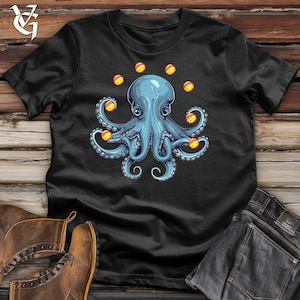 Juggling Octopus Cotton Tee