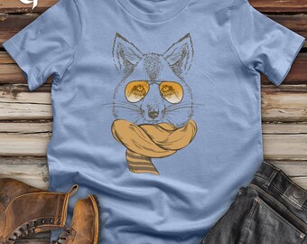 Fox Portrait Cotton Tee