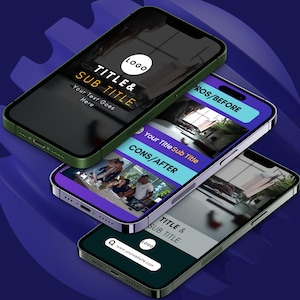 Editable Video Template | Canva Video Template | Social Media Video Templates | Social Media Canva Set | Business Video