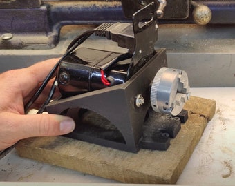 Do-It-Yourself Lathe Made From a Sewing Machine Motor 3D Printer Files