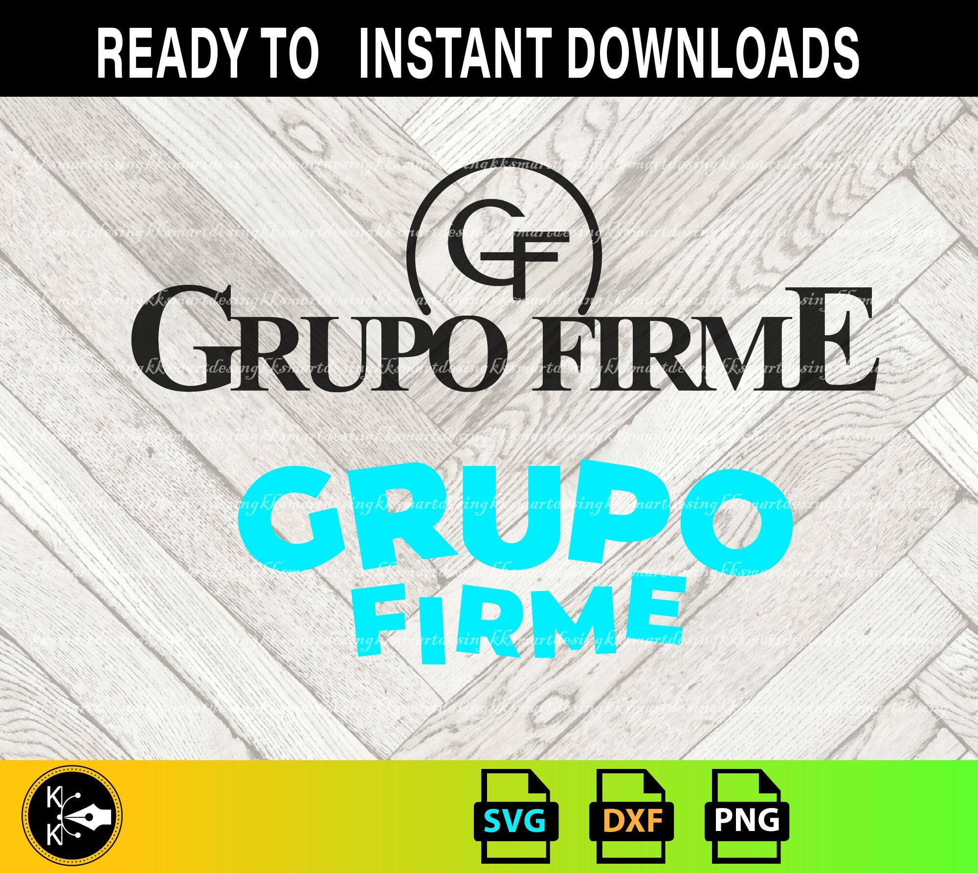 Grupo Firme Banda PNG SVG DXF Logo Digital Name Tijuana Etsy