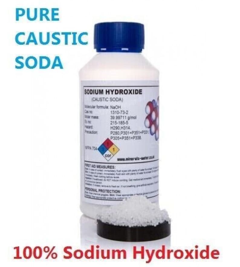 Sodium Hydroxide 99% Caustic Soda Lye Drain Cleaner Oven Cleaner Sink Unblocker image 1