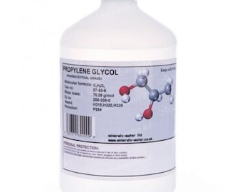 Propylene Glycol PG/MPG 50ml - 1L Pharma Grade