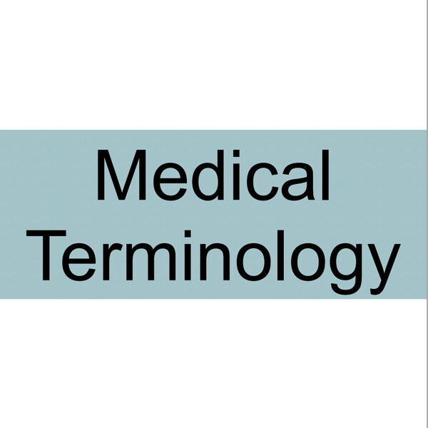Medical Terminology Flash Cards Etsy