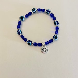 Evil eye charm bracelet