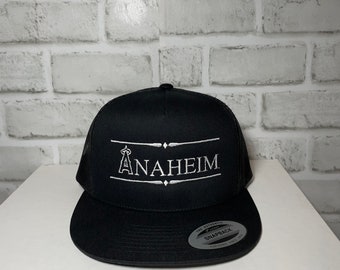 Anaheim A Embroidered Trucker Hat.