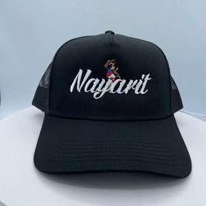 Estado de Nayarit Mexico Embroidered Trucker Hat.