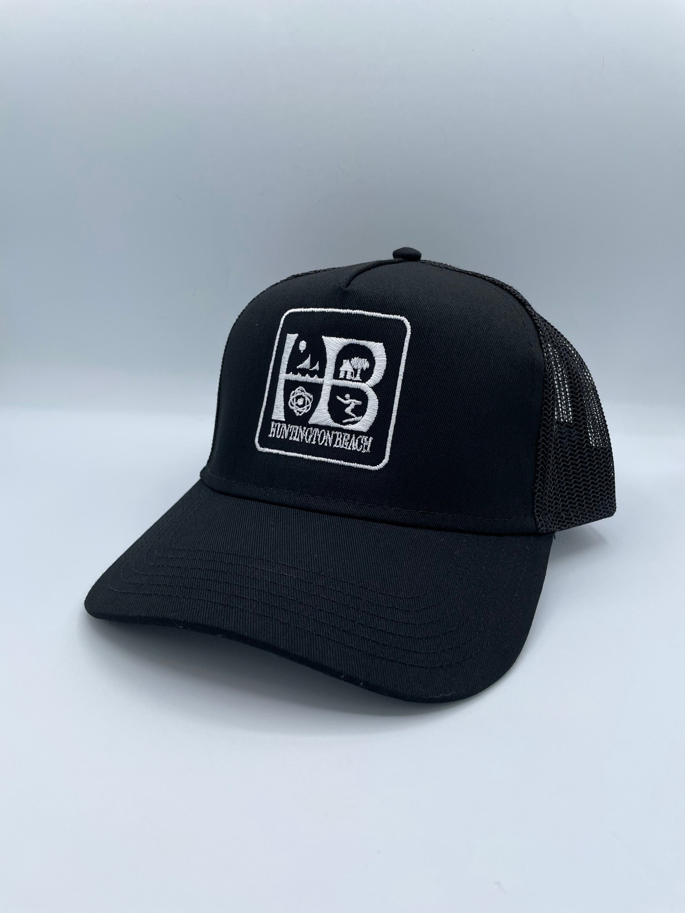 Huntington Dog Beach Preservation Society Headmaster Blue Denim Baseball Hat Cap Cool Blue Denim Cap -  main image 3