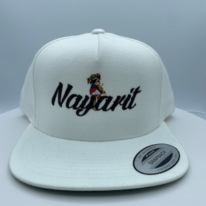 Estado de Nayarit Embroidered White hat.