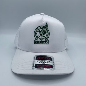 Mexico Soccer Embroider Trucker hat.