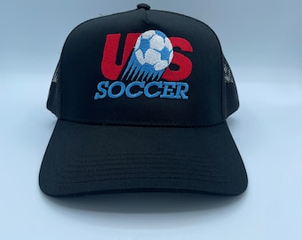 USA Soccer Embroidered Trucker Hat.