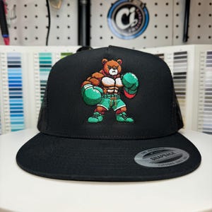 Boxing Bear Trucker hat.