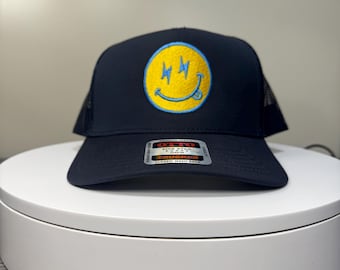 chargers Happy Face embroidered hat.