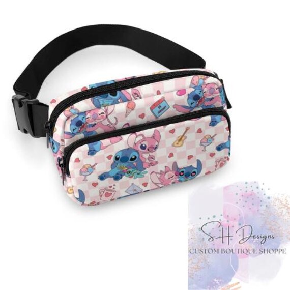 Stitch and Angel Theme Park Bum Bag Theme Park Fanny Pack Cute Fanny Pack Mom s Fanny Pack Theme Park Bag Etsy
