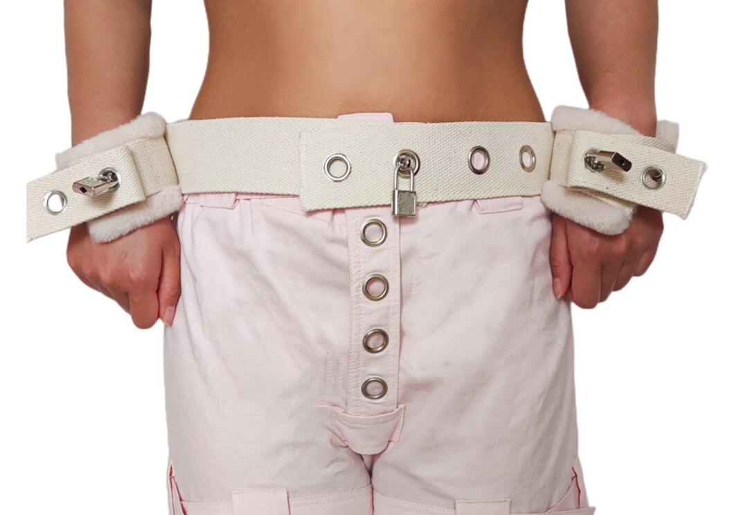 Medical Restraints Waist Belt With Side Handcuffs Etsy