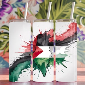 Palestine Tumbler Png