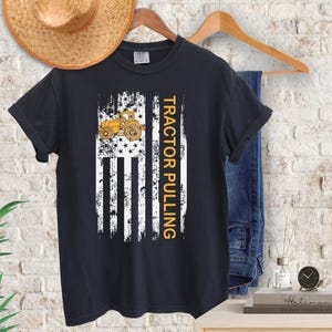 Tractor Pulling American Flag, Cricut & Silhouette Cut Files (Digital Download)