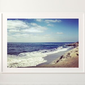La Jolla California Day at the Beach Landscape Photography Print