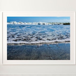 Coronado Beach San Diego California Glittery Beach Landscape Print