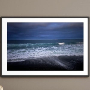 Carlsbad California at Night Beach Landscape Photography Print