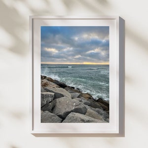 South Carlsbad State Beach Sunset Landscape Photography Print