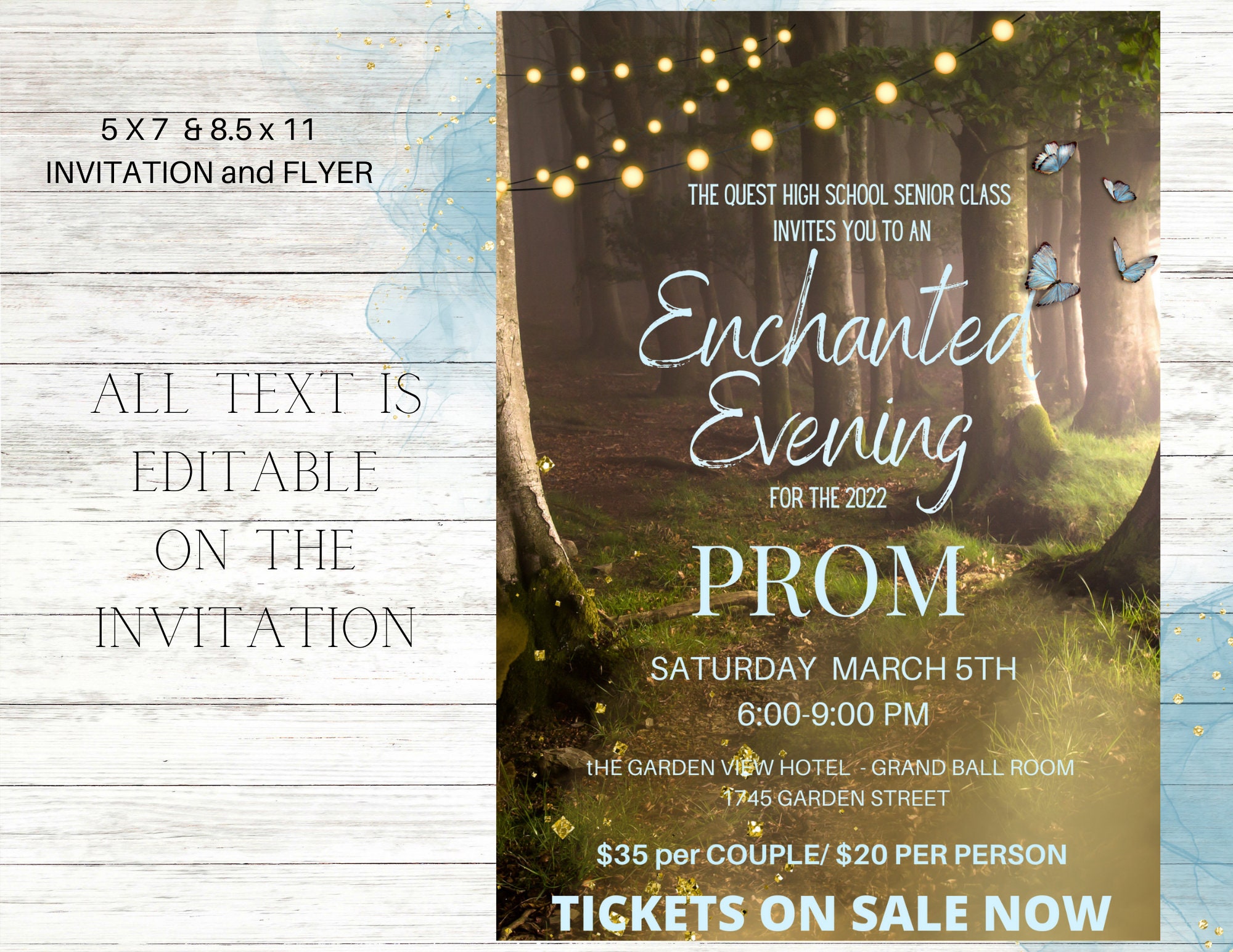 An Enchanting Opening Ceremony Invitation Set on a Captivating