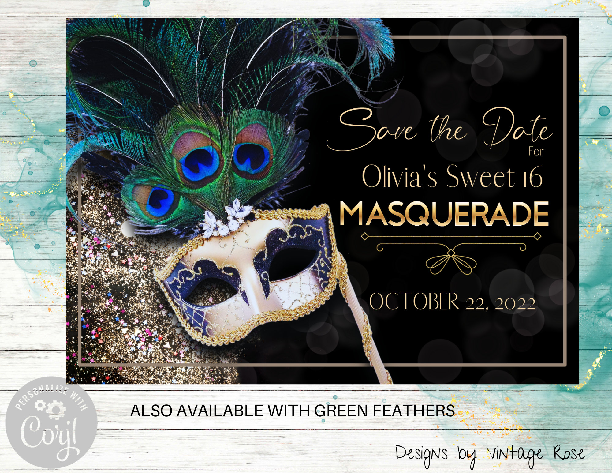 PERSONA 5 [Masquerade Party] Invitation Board Hero Joker