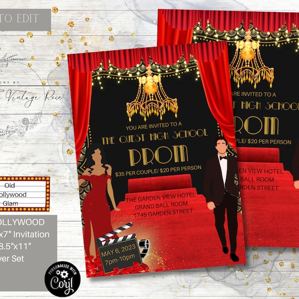 Hollywood Glam - Etsy