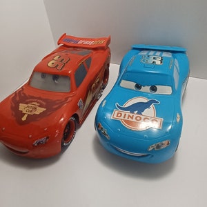 Disney Cars Dinoco Lightning Mcqueen Big Toy Cars Disney Dinoco