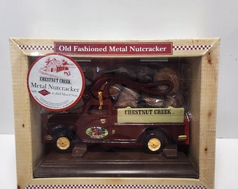 Old Fashioned Chestnut Creek Truck Nutcracker - Nutcrackers - Kitchen - Trucks - Chestnut Creek