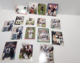 Lotto di carte collezionabili sportive dei Cleveland Browns della NFL - Carte collezionabili - Cleveland Browns - Browns - Carte collezionabili