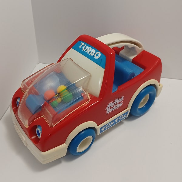 Vintage 1988 Buddy L Turbo Car - Vintage Buddy L Truck - Turbo Buddy L Vehicle - Toy Car - Buddy L Car - Toddler Toys - Baby Toys