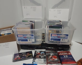 Vintage NFL Football Karten - 25 zufällige Vintage NFL Karten - NFL- Sportd Karten - NFL Karten - Sportkarten - Sammelkarten