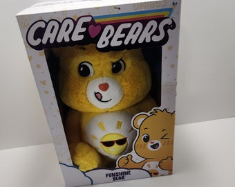 Carebears Funshine Bear Plush New In Box - Plush - Plushies  - Stuffed Animals - Carebears - Sunshine Bear