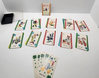 1964 Walt Disney Disneyland Vintage Card Game - Card Games - Games