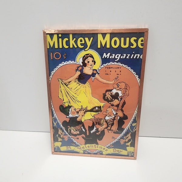 Mickey Mouse Magazine Snow White Cover I'm Frame - Snow White - Disney - Disney Pictures - Frames - Mickey Mouse Magazine