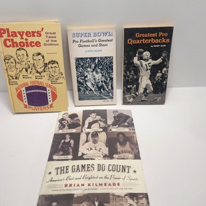 Sports Books Vintage 1980s Readings - George Bush - Sports - Sports Books - NFL- Ronald Reagan - Brian Kilmeade -