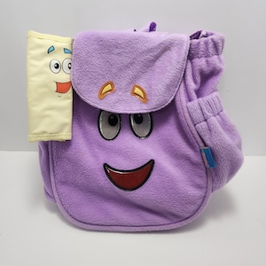 Dora The Explorer Plush Bag With The Map - Dora - Dora The Explorer - Bags- Backpack - Bookbag - Bags - Nick Junior